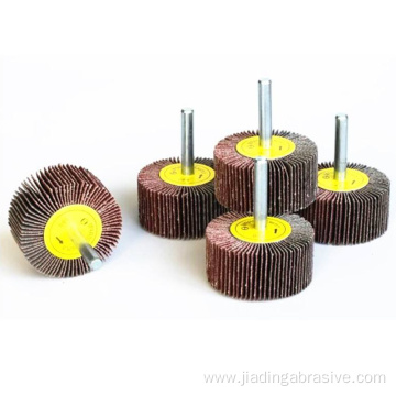 grinding head flap wheel with shank for polishing